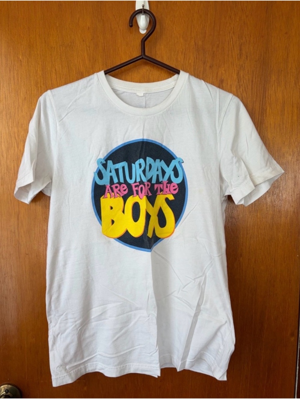 Men’s White 'Saturdays Are For The Boys' Graphic Tee